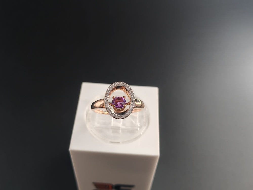 КОЛКМИ585 КОЛЬЦО С КАМНЯМИ (Au 585)