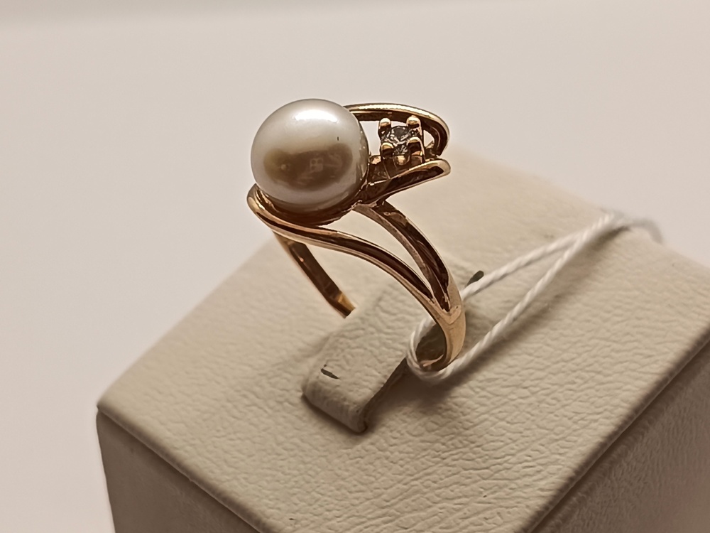 КОЛЬЦО С КАМНЯМИ (Au 585)