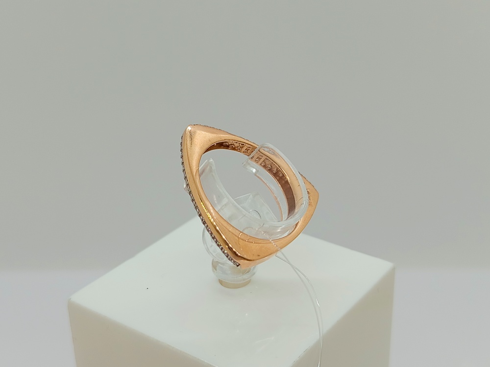 КОЛЬЦО С КАМНЯМИ (Au 585)