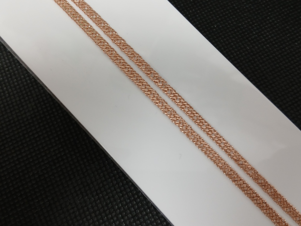 ЦЛР3585 ЦЕПЬ ПОЛНОВЕСНАЯ Ромб тройной (Au 585)