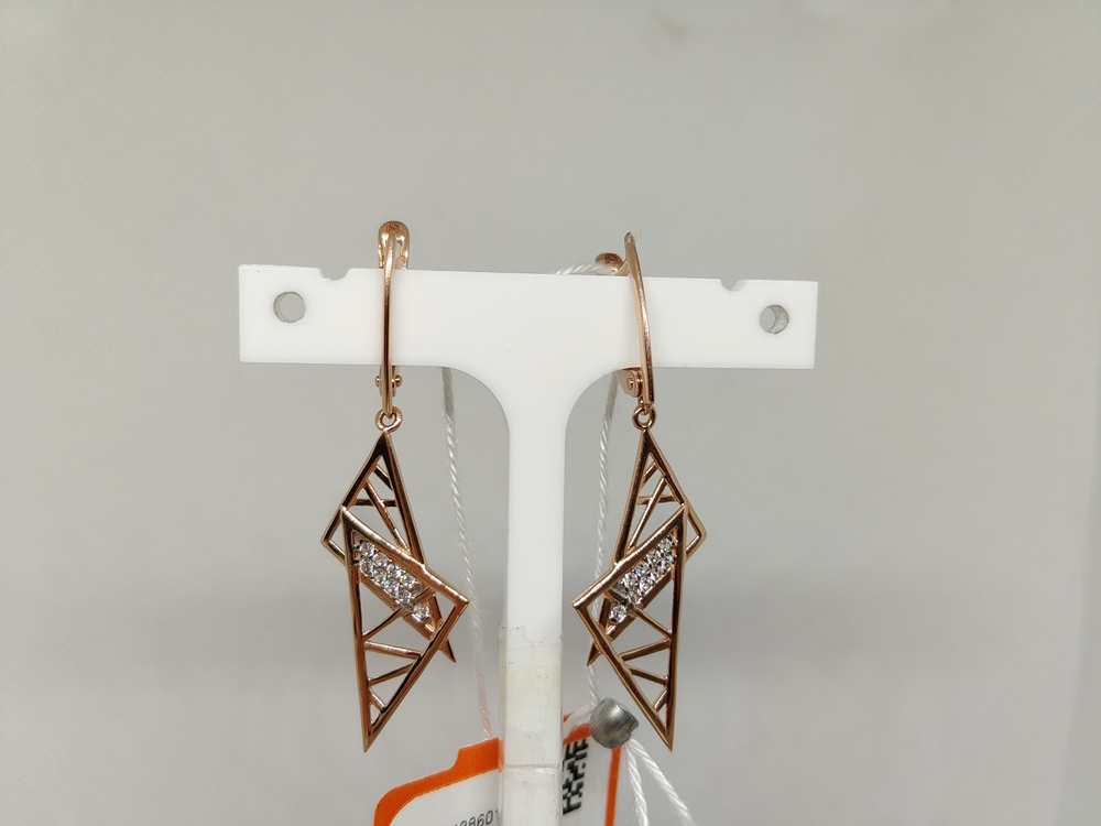 СЕРЬГИ С КАМНЯМИ (Au 585)