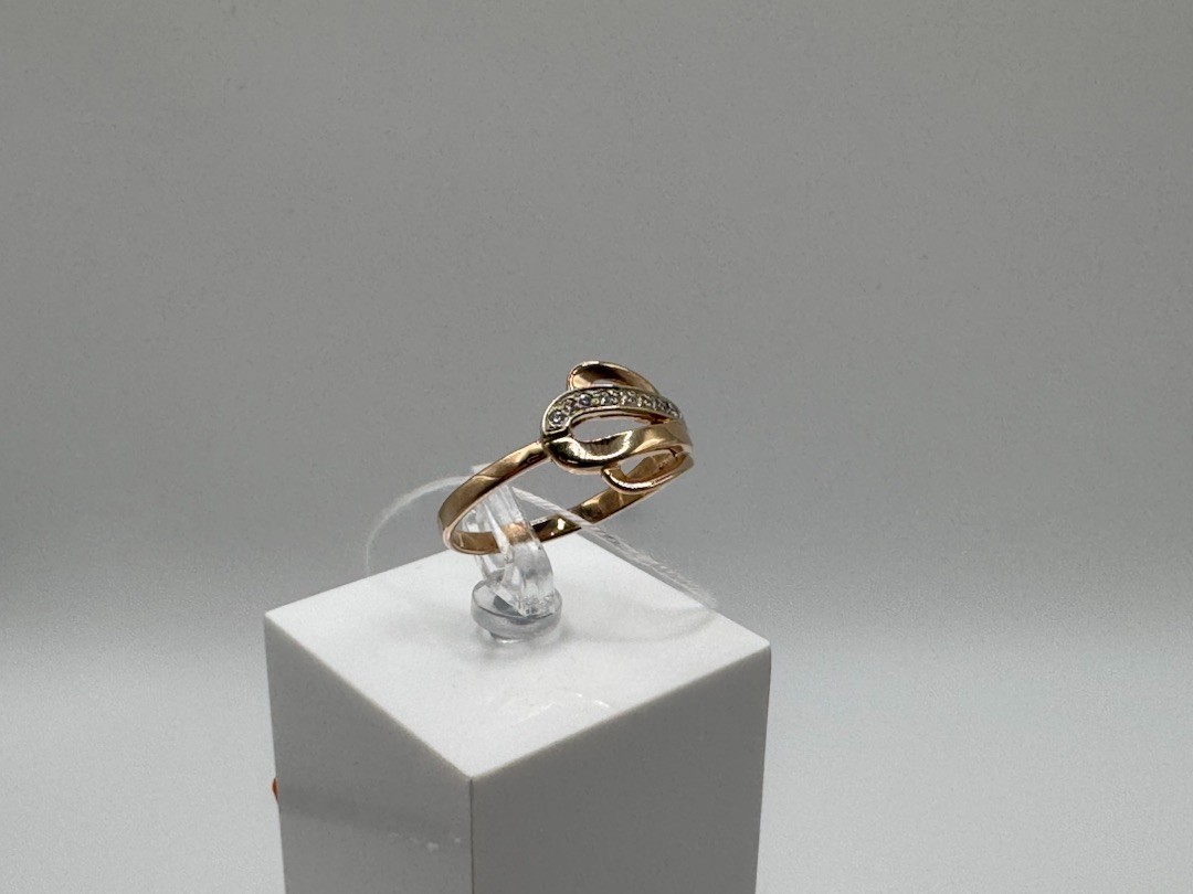 КОЛКМИ585 КОЛЬЦО С КАМНЯМИ (Au 585)