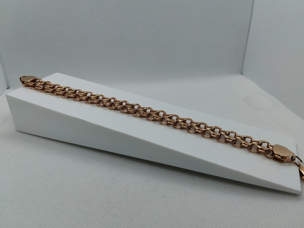 БРАСЛЕТ ПУСТОТЕЛЫЙ Фантазия Au 585