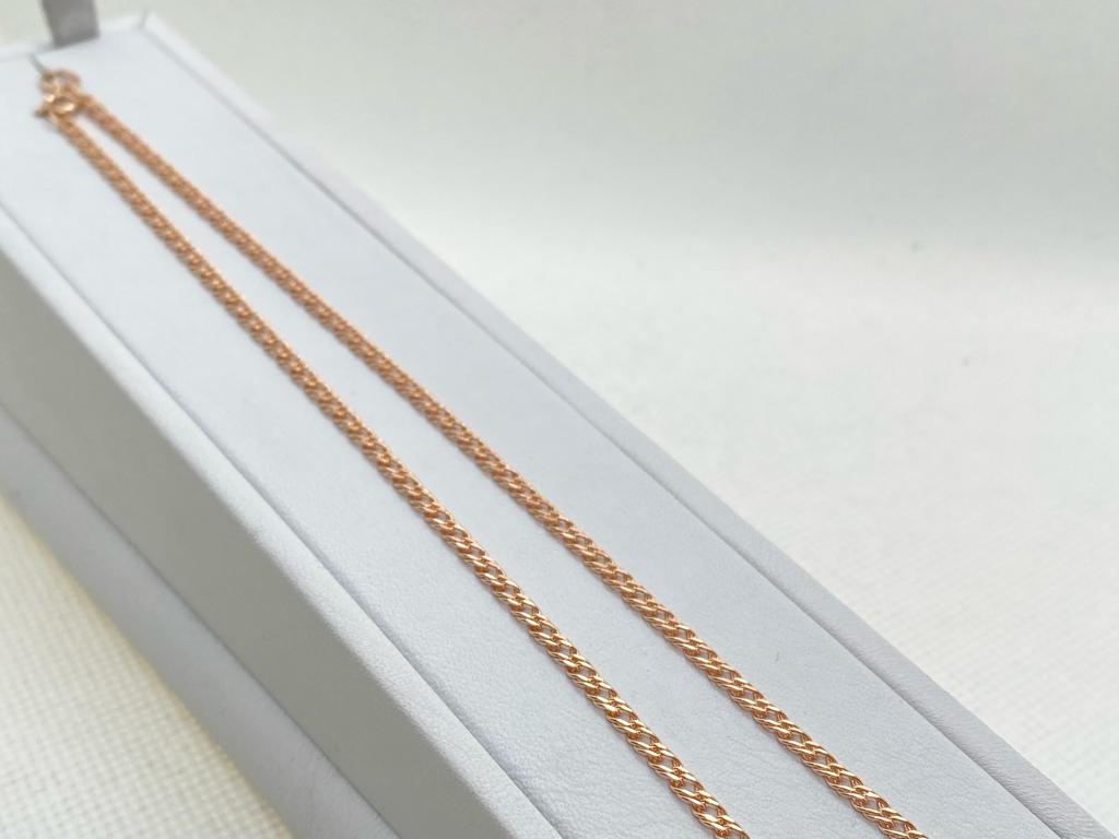 ЦЕПЬ ПОЛНОВЕСНАЯ Ромб двойной (Au 585)