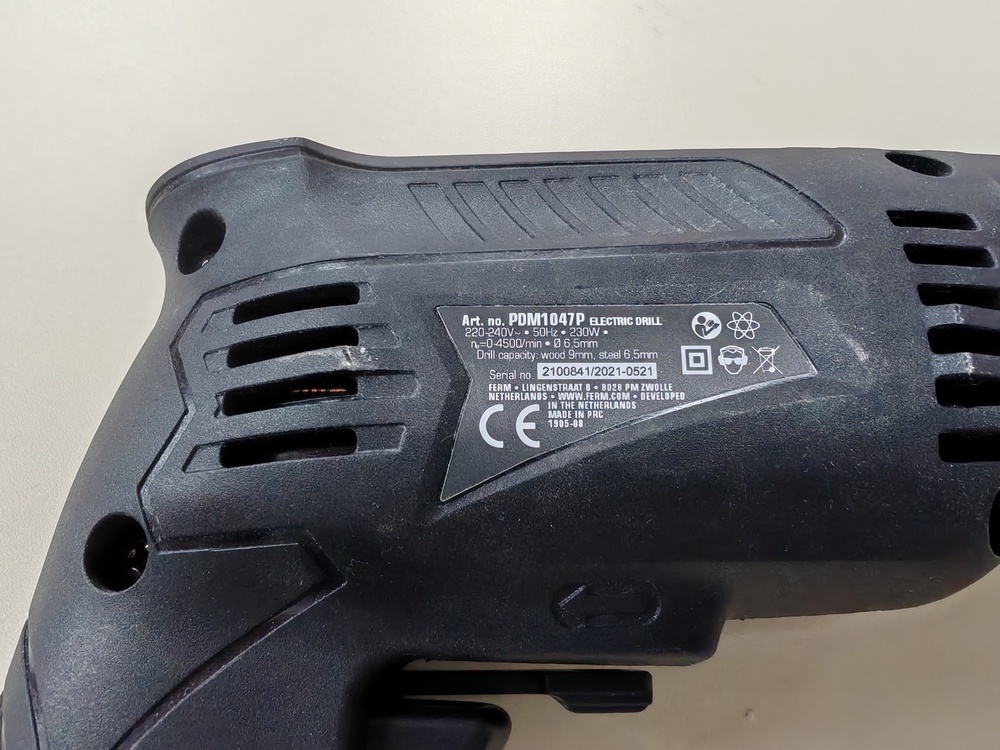Дрель-безударная Ferm PDM1047P