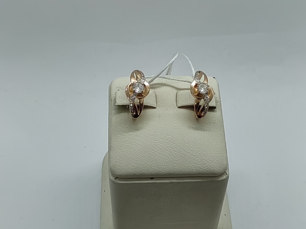 СЕРЬГИ С КАМНЯМИ (Au 585)