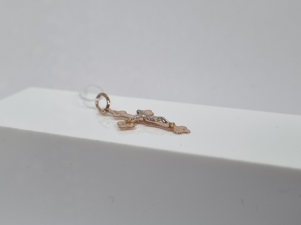 ПОДКБК585 ПОДВЕСКА КРЕСТ БЕЗ КАМНЯ (Au 585)