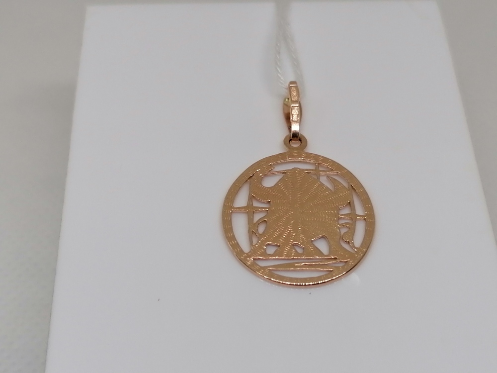 ПОДВЕСКА ЗНАК ЗОДИАКА ТЕЛЕЦ (Au 585)