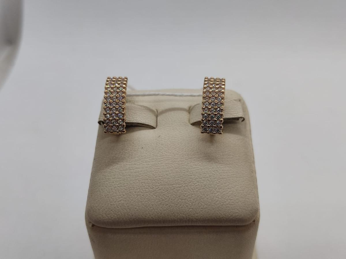 СЕРЬГИ С КАМНЯМИ (Au 585)