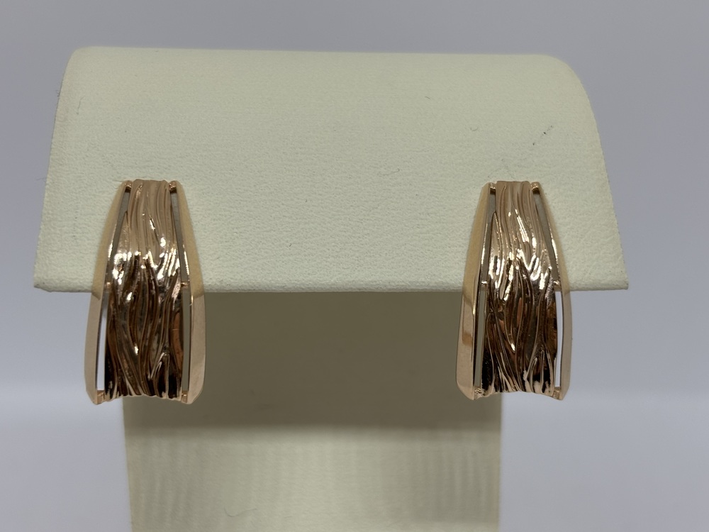 СЕРЬГИ БЕЗ КАМНЯ (Au 585)