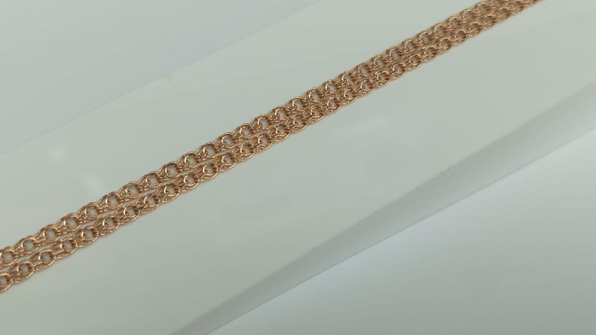 ЦЕПЬ ПУСТОТЕЛАЯ Бисмарк (Au 585)