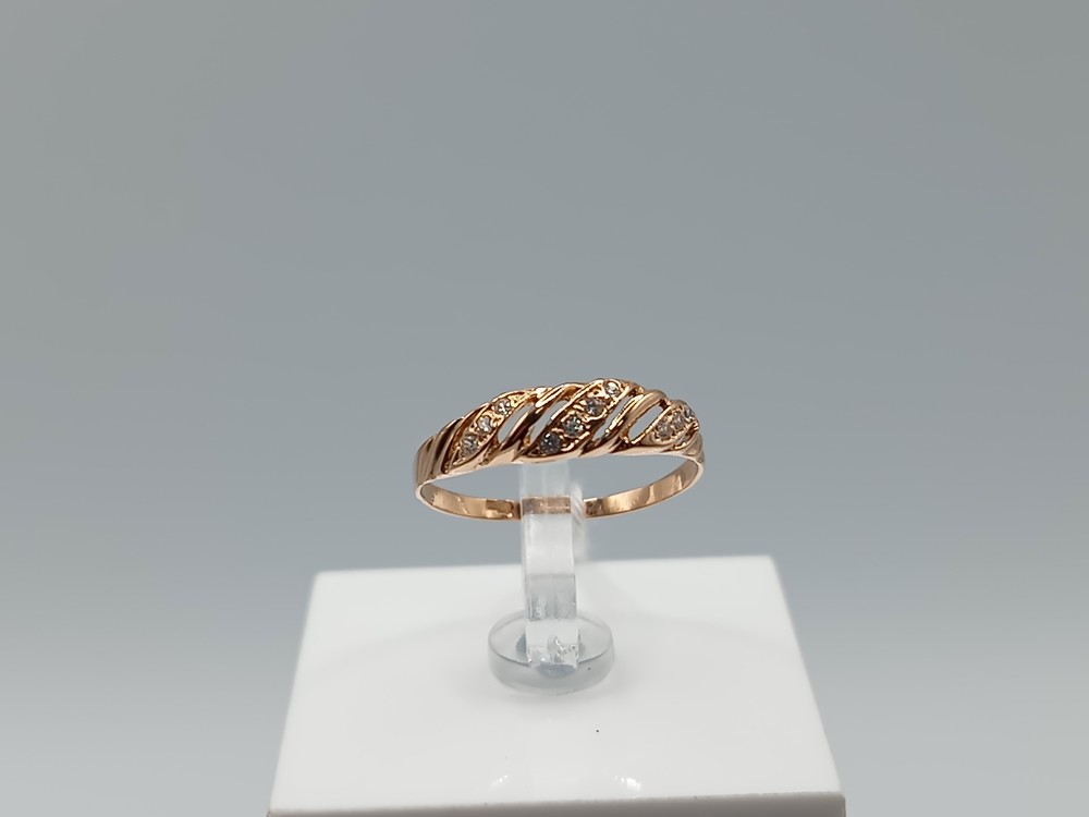 КОЛКМИ585 КОЛЬЦО С КАМНЯМИ (Au 585)