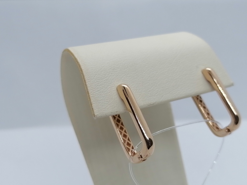 СЕРЬГИ БЕЗ КАМНЯ (Au 585)