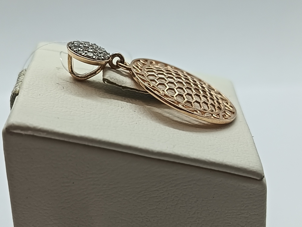 950344 ПОДВЕСКА С КАМНЯМИ (Au 585)