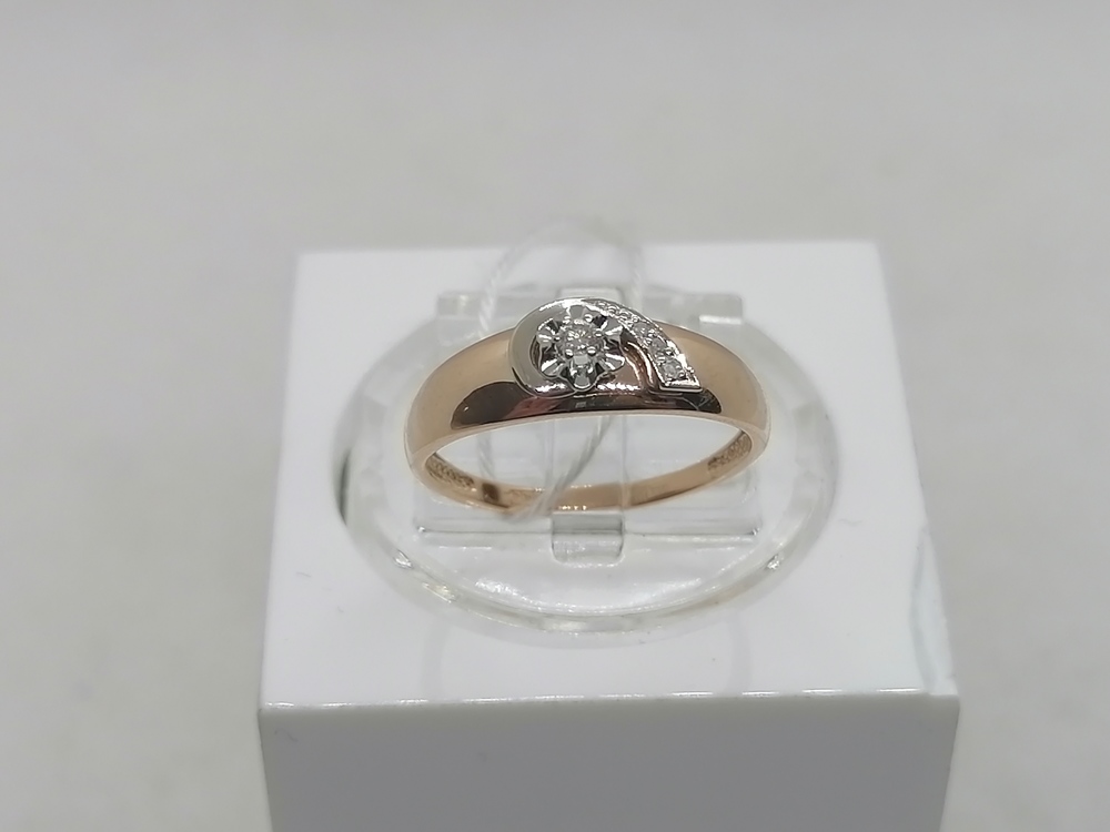 КОЛЬЦО БРИЛЛИАНТ Au 585