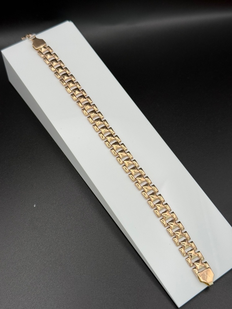 БРАСЛЕТ ПОЛНОВЕСНЫЙ Штамповка Au 585