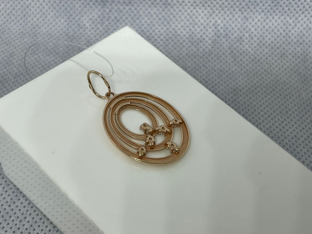 ПОДВЕСКА С КАМНЯМИ (Au 585)