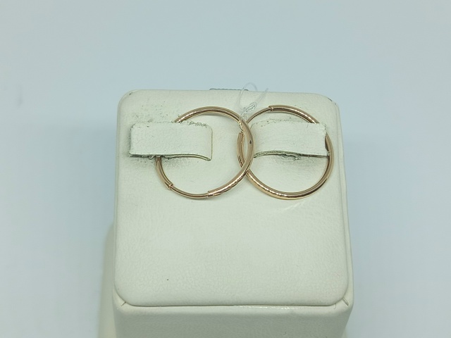 СЕРЬГИ КОНГО без камня (Au 585)