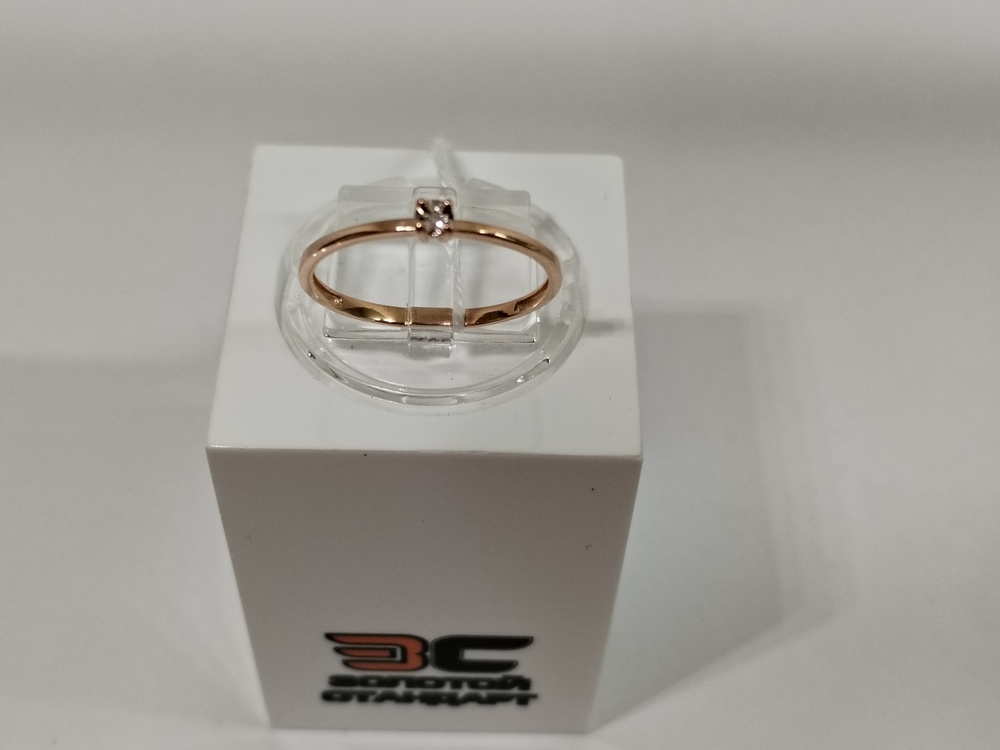 КОЛКМ585 КОЛЬЦО С КАМНЕМ (Au 585)