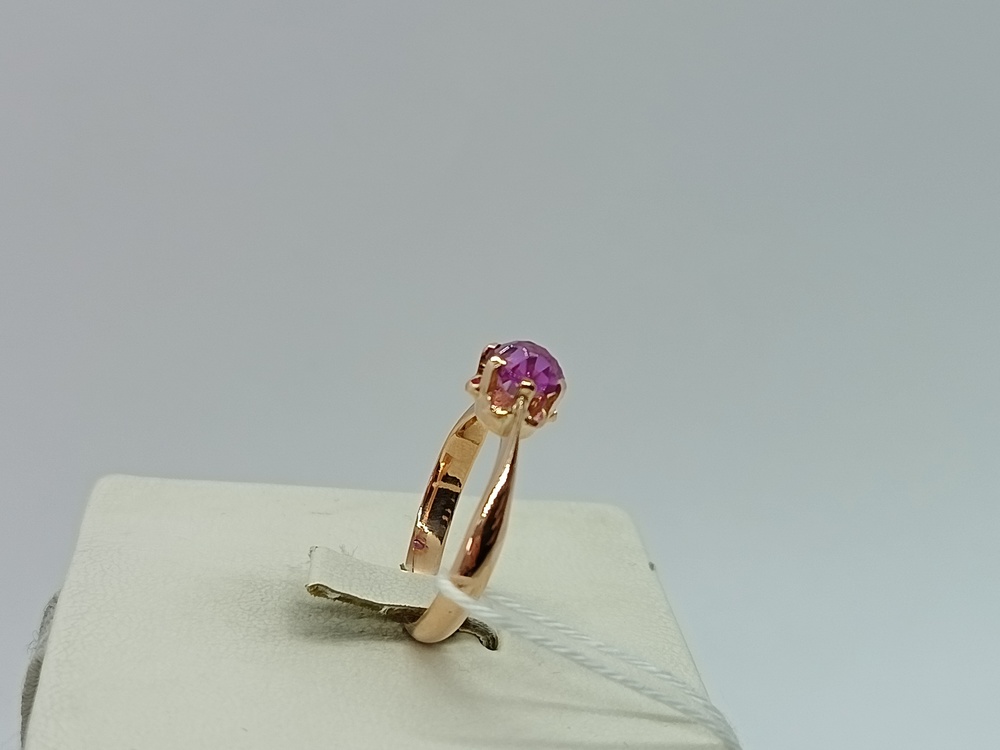 КОЛКМ583 КОЛЬЦО С КАМНЕМ (Au 583)