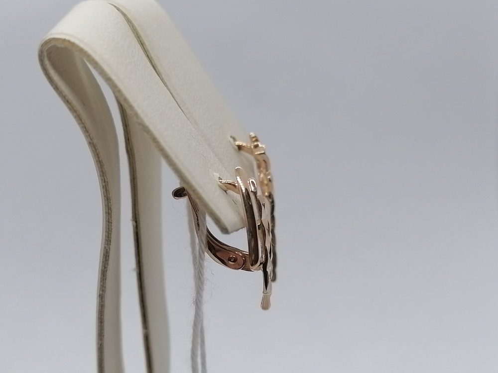 СЕРЬГИ БЕЗ КАМНЯ (Au 585)