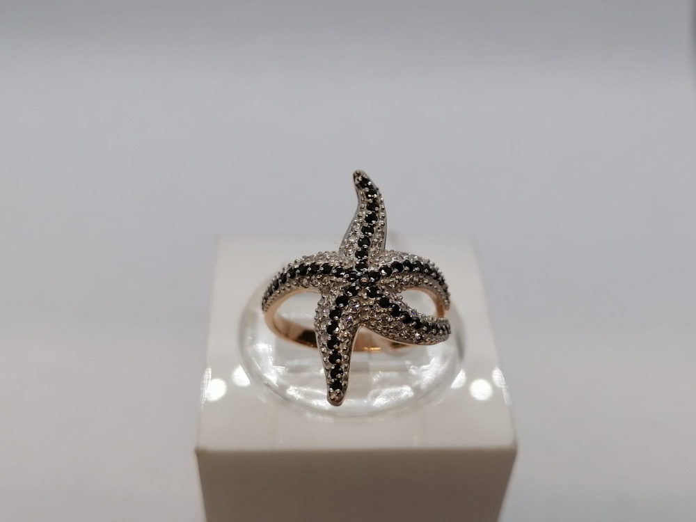 КОЛЬЦО С КАМНЯМИ (Au 585)