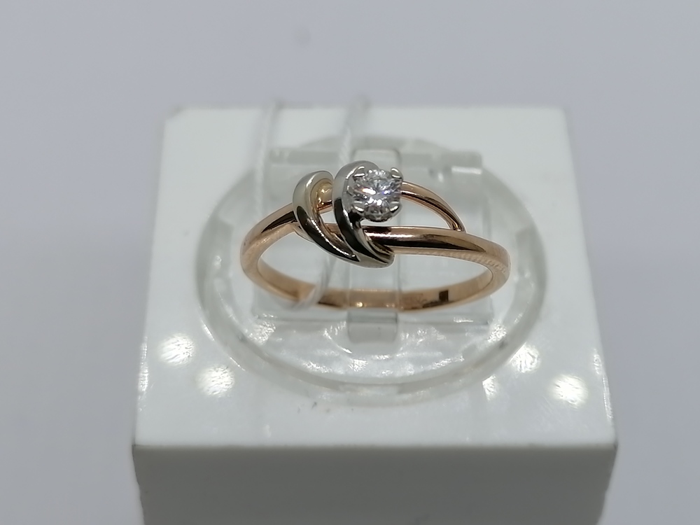 КОЛЬЦО БРИЛЛИАНТ Au 585