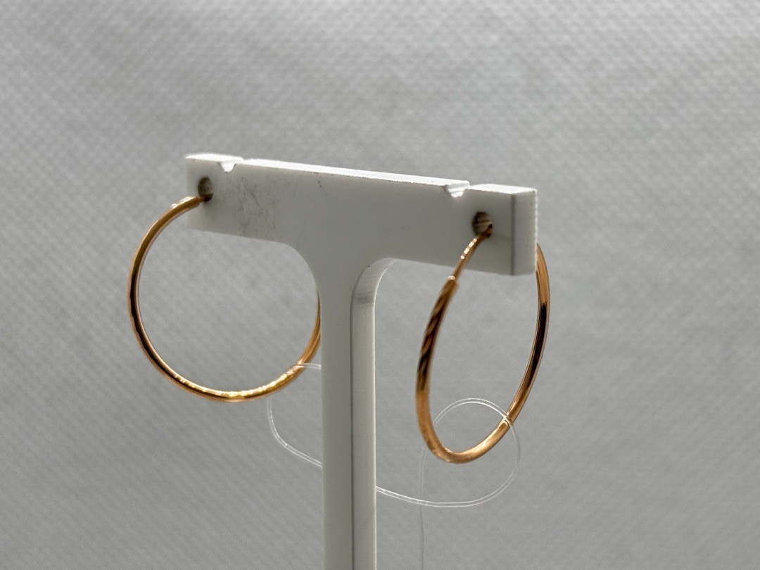 СЕРЬГИ КОНГО без камня (Au 585)