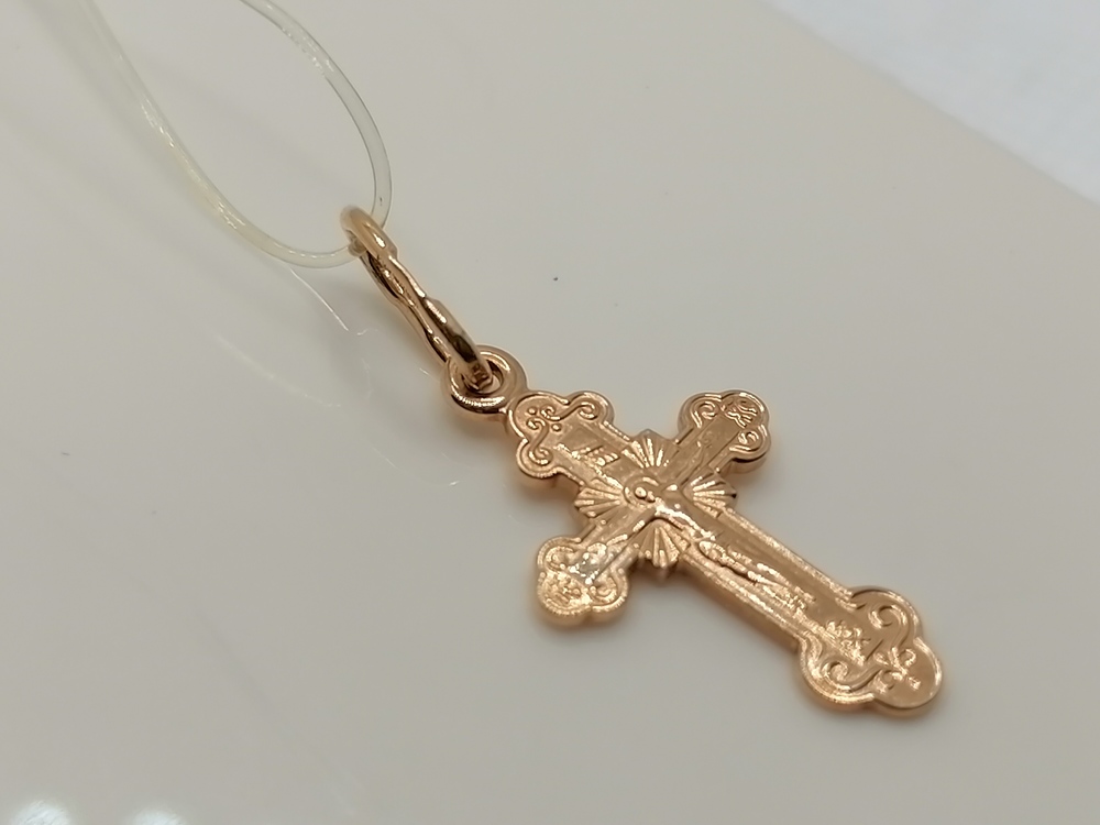 51-131-01379-1 ПОДВЕСКА КРЕСТ (Au 585)