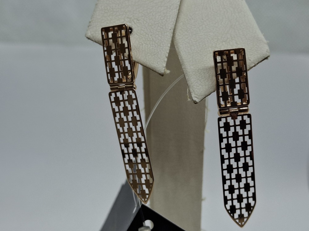 СЕРЬГИ БЕЗ КАМНЯ (Au 585)