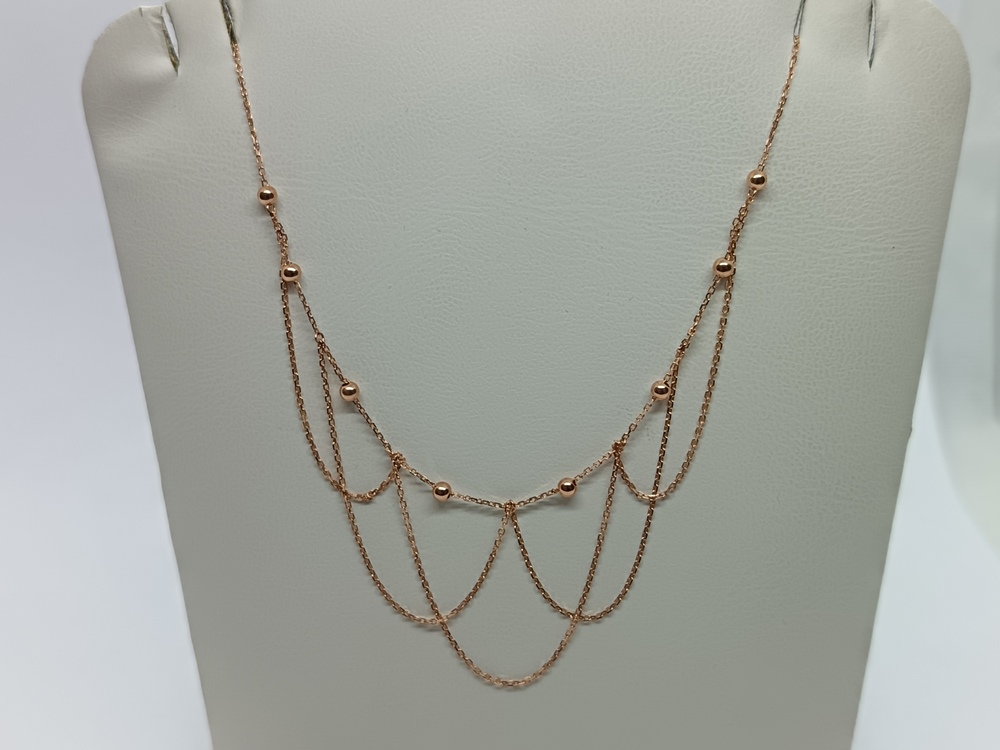 КОЛЬЕ БЕЗ КАМНЯ (Au 585)