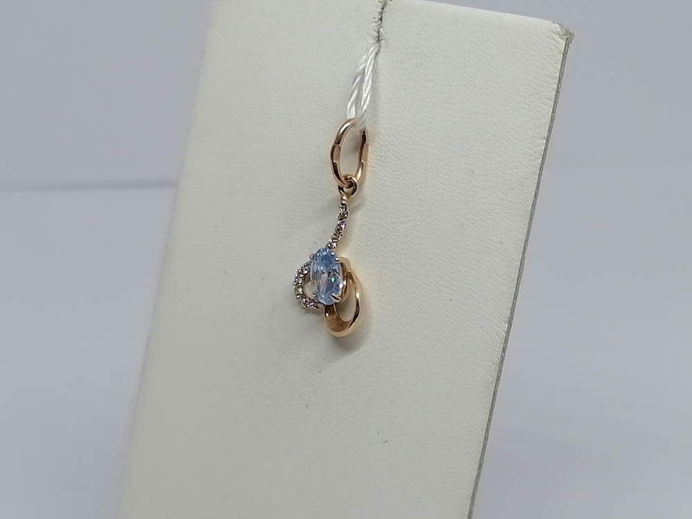 ПОДВЕСКА С КАМНЯМИ (Au 585)