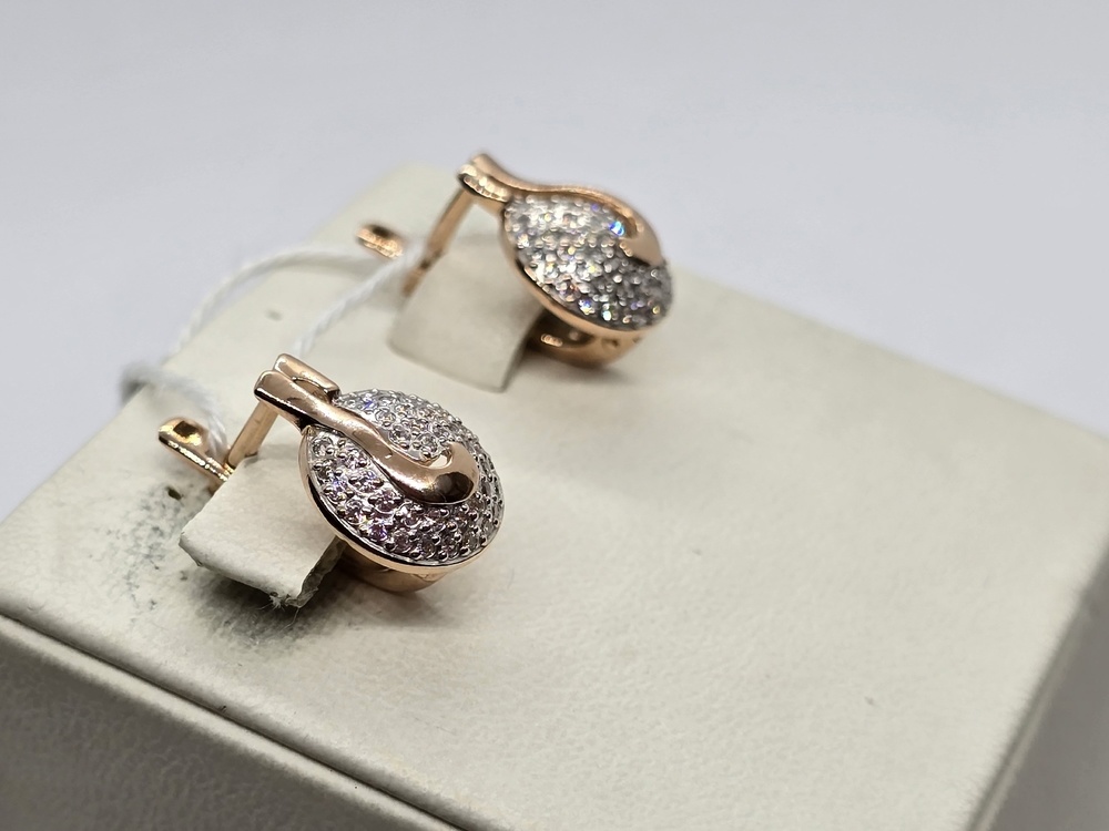 СЕРЬГИ С КАМНЯМИ (Au 585)