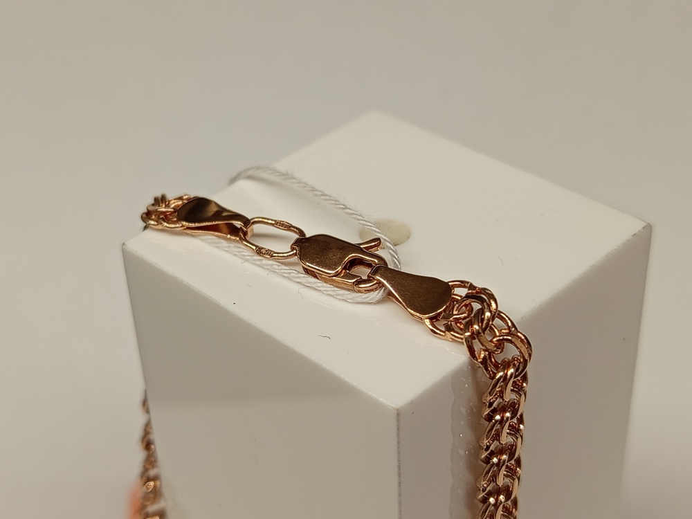 БЛБ585 БРАСЛЕТ ПОЛНОВЕСНЫЙ Бисмарк (Au 585)