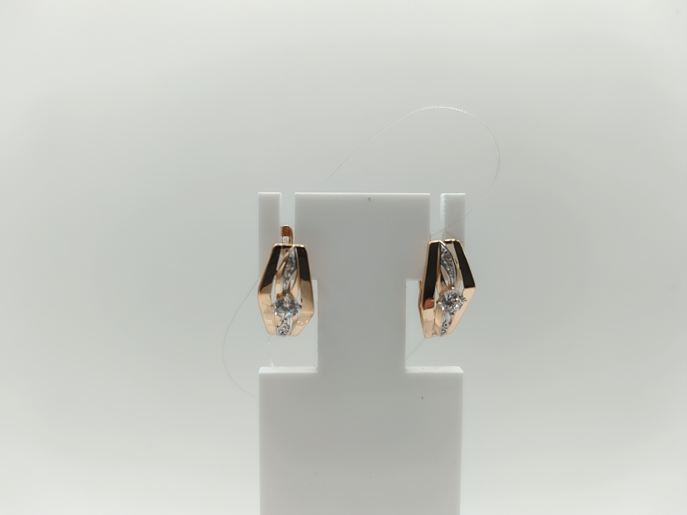 СЕРЬГИ С КАМНЯМИ (Au 585)