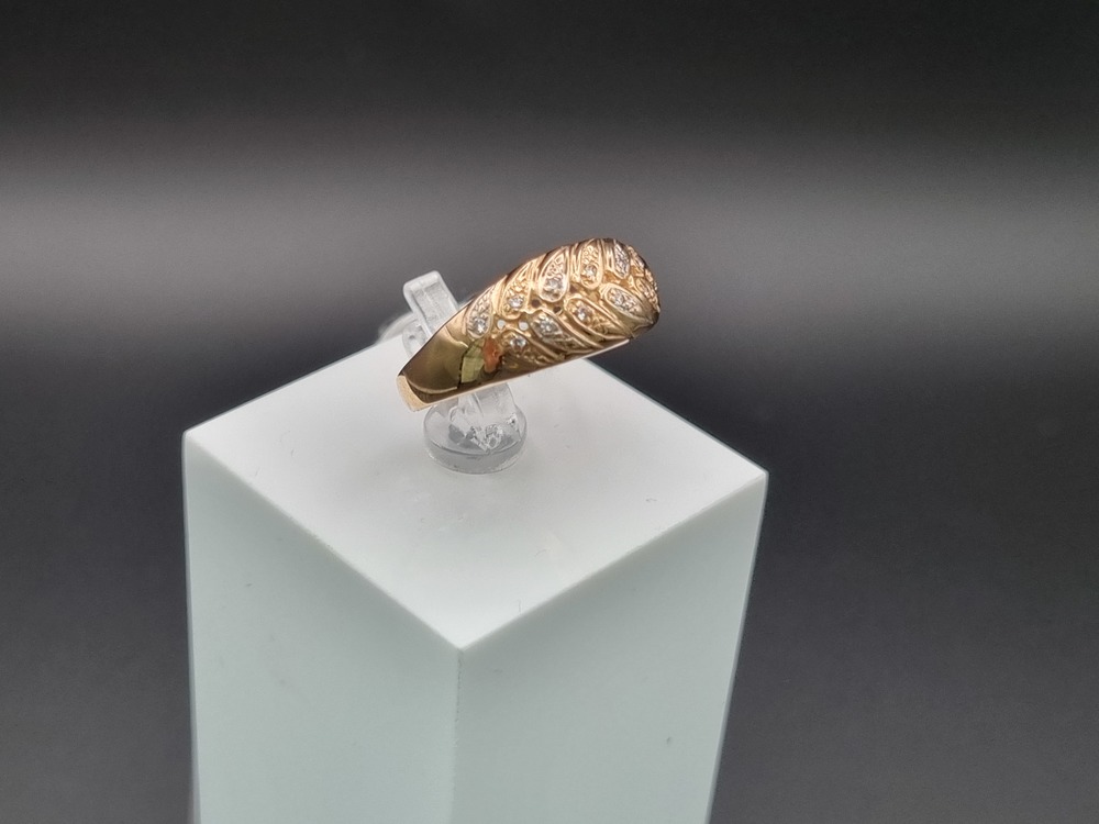 КОЛКМИ585 КОЛЬЦО С КАМНЯМИ (Au 585)