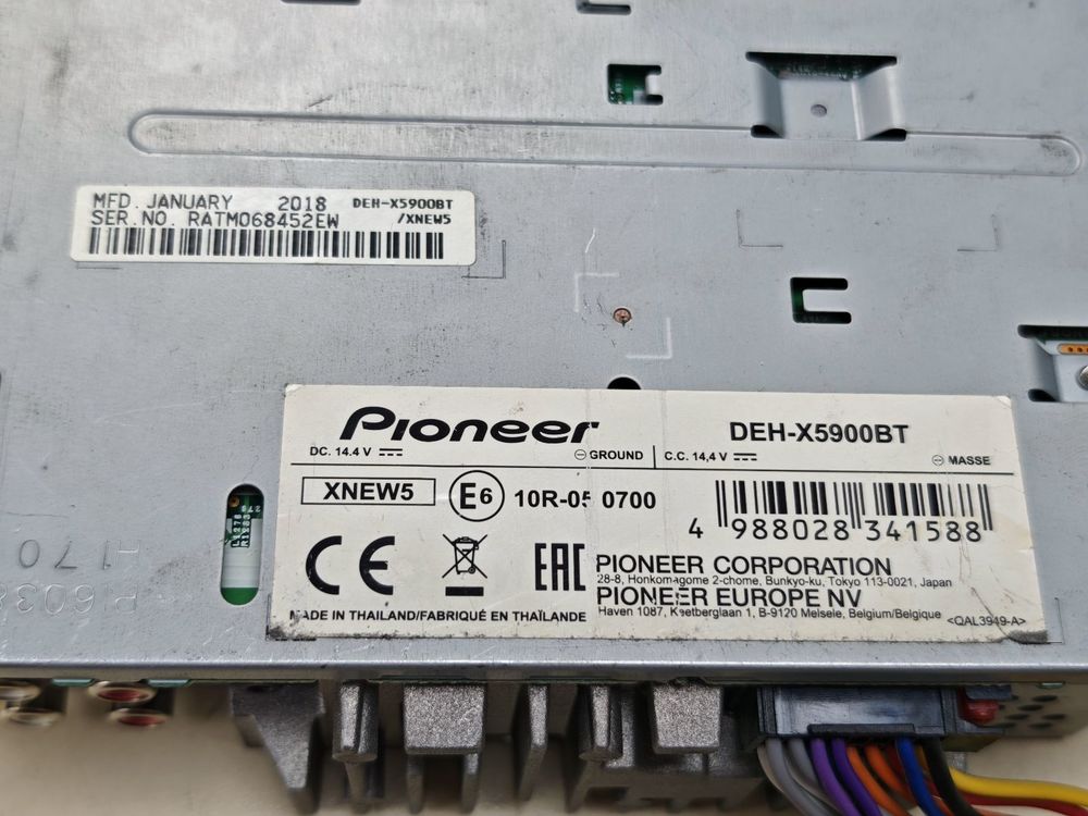 Автомагнитола Pioneer DEH-X5900BT