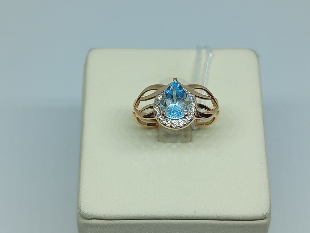 КОЛКМИ585 КОЛЬЦО С КАМНЯМИ (Au 585)