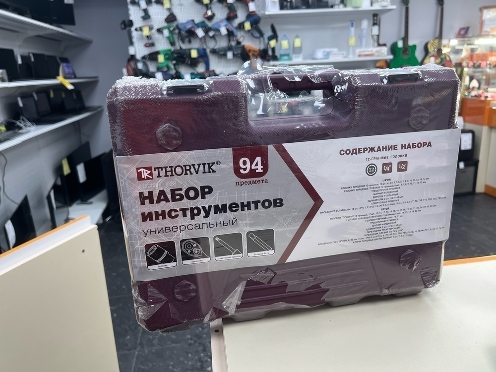 Набор инструментов Thorvik TS094 универсальный 1/4 1/2DR универсальный с головками 12-гранными