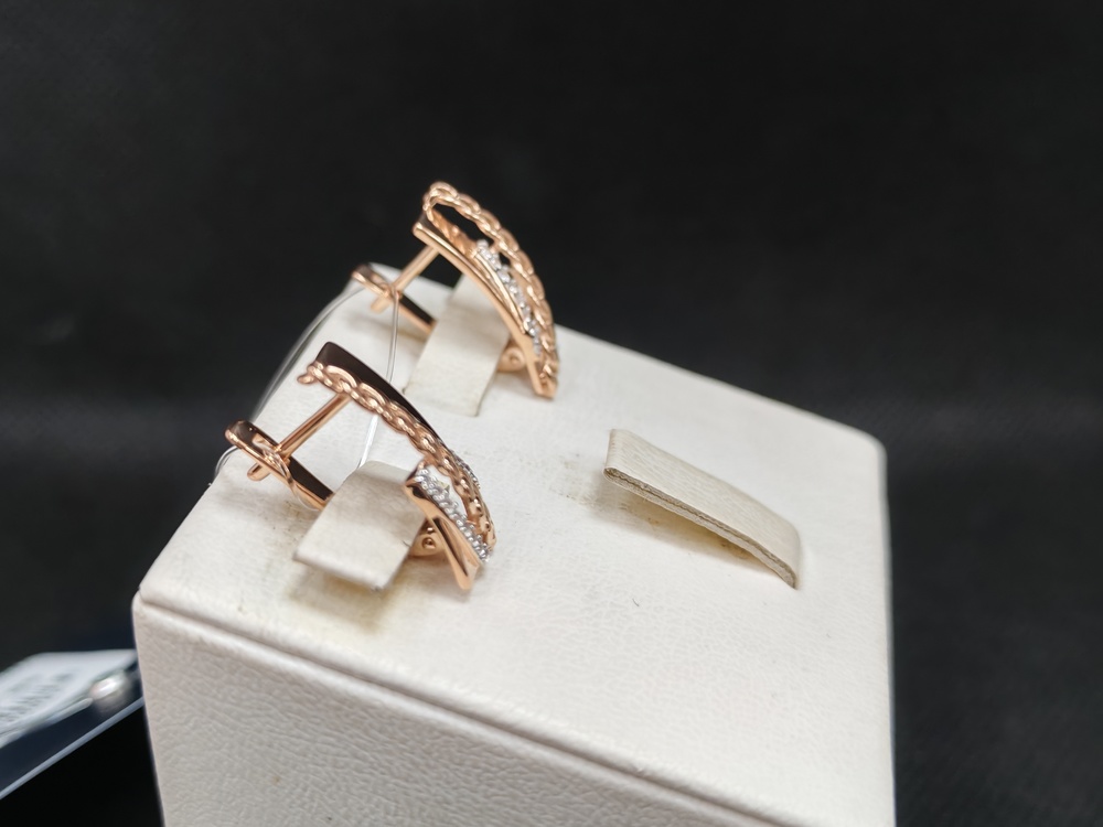 СЕРЬГИ С КАМНЯМИ (Au 585)