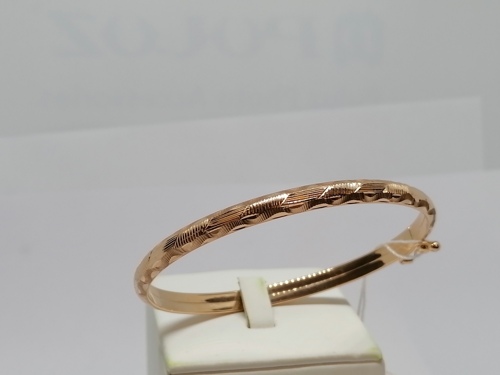 А 022164 БРАСЛЕТ ЖЕСТКИЙ без камня (Au 585)