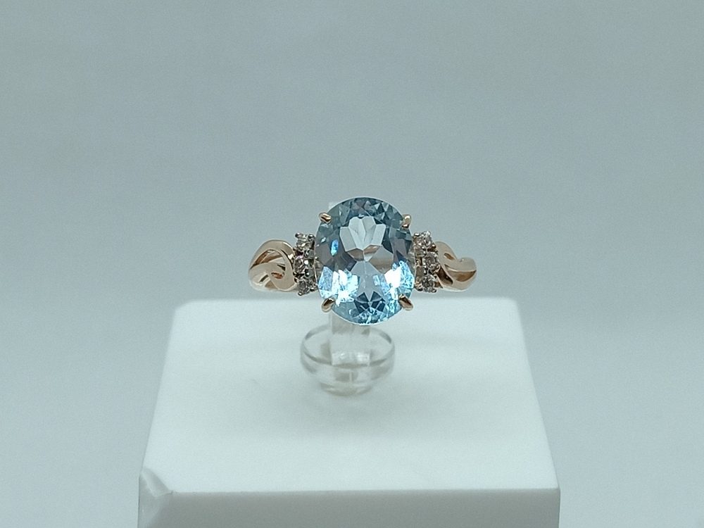 КОЛКМИ585 КОЛЬЦО С КАМНЯМИ (Au 585)