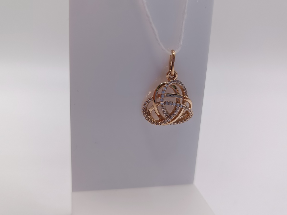 ПОДКМИ585 ПОДВЕСКА С КАМНЯМИ (Au 585)