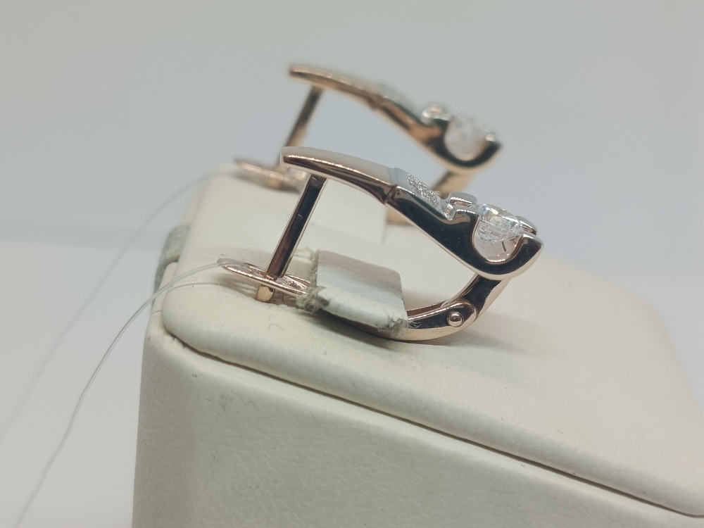 СЕРЬГИ С КАМНЯМИ (Au 585)