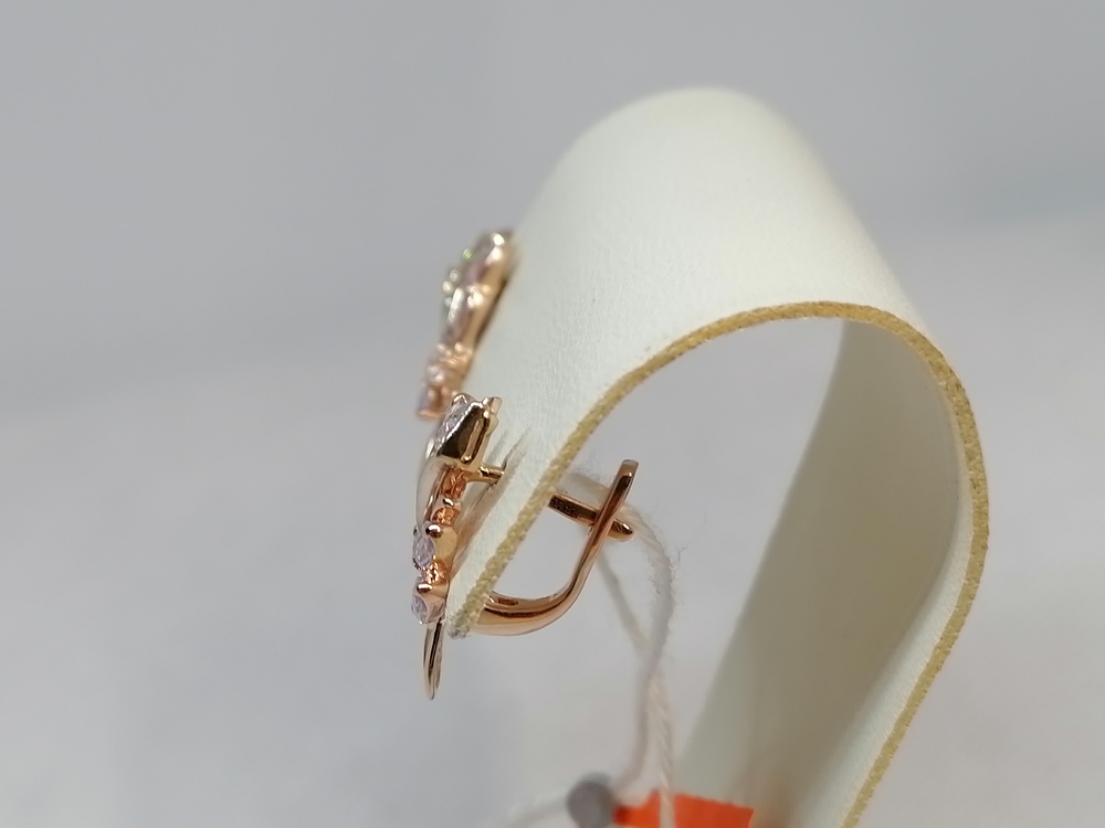 СЕРЬГИ С КАМНЯМИ (Au 585)