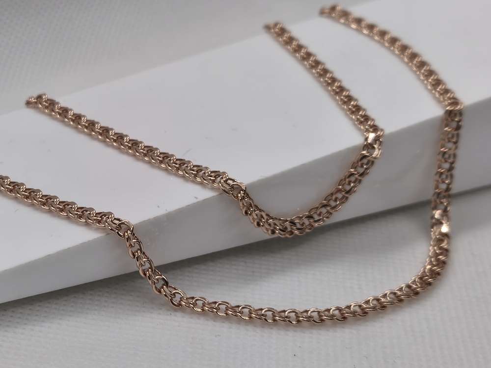 ЦЕПЬ ПУСТОТЕЛАЯ Бисмарк (Au 585)