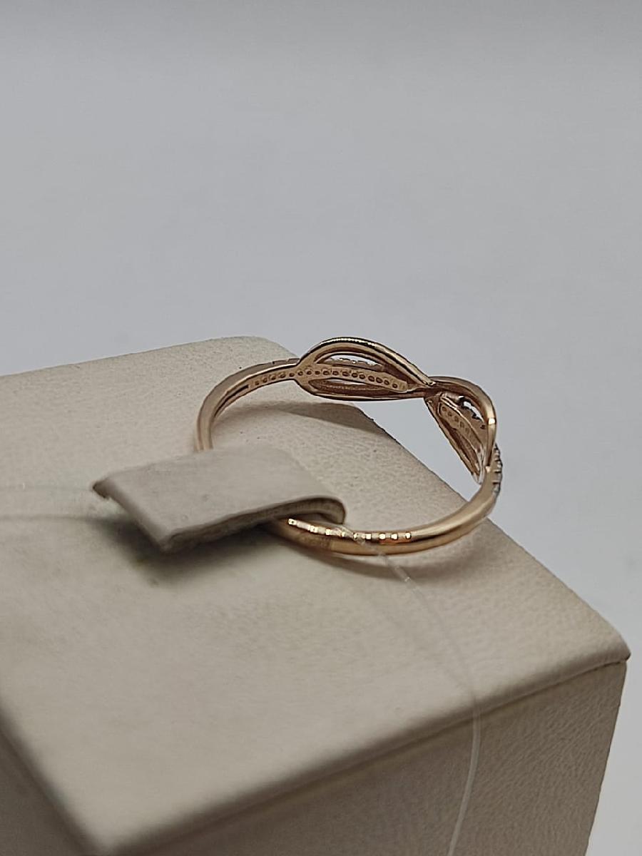 КОЛЬЦО С КАМНЯМИ (Au 585)