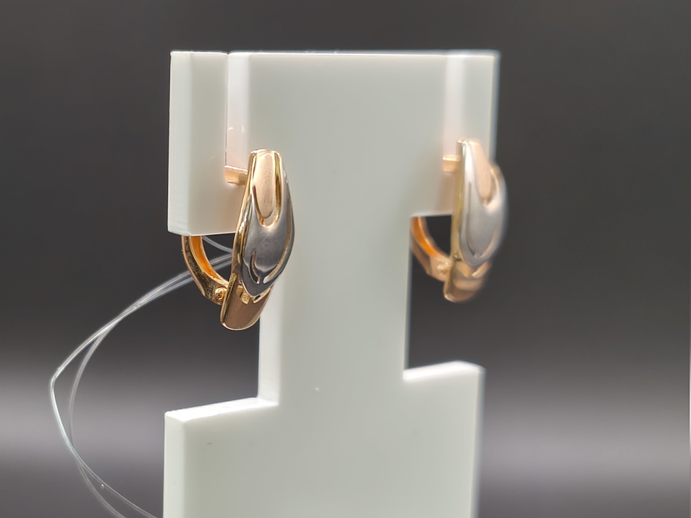 СЕРЬГИ БЕЗ КАМНЯ (Au 585)