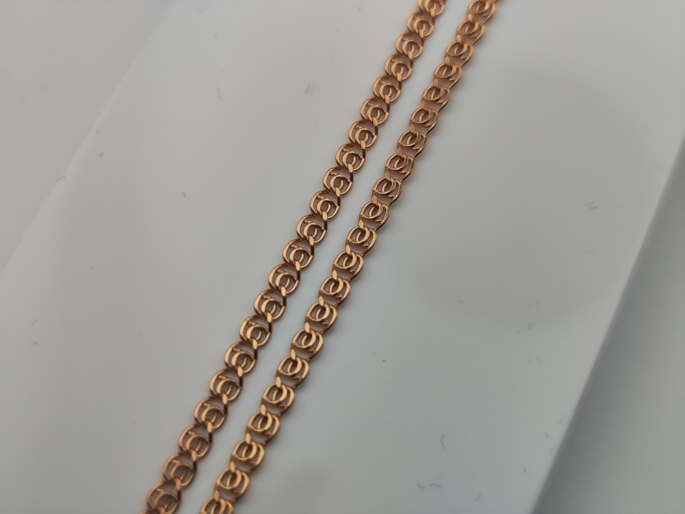 ЦЕПЬ ПУСТОТЕЛАЯ Лав (Au 585)