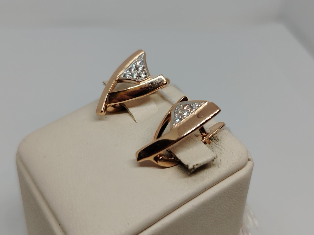 СЕРЬГИ С КАМНЯМИ (Au 585)